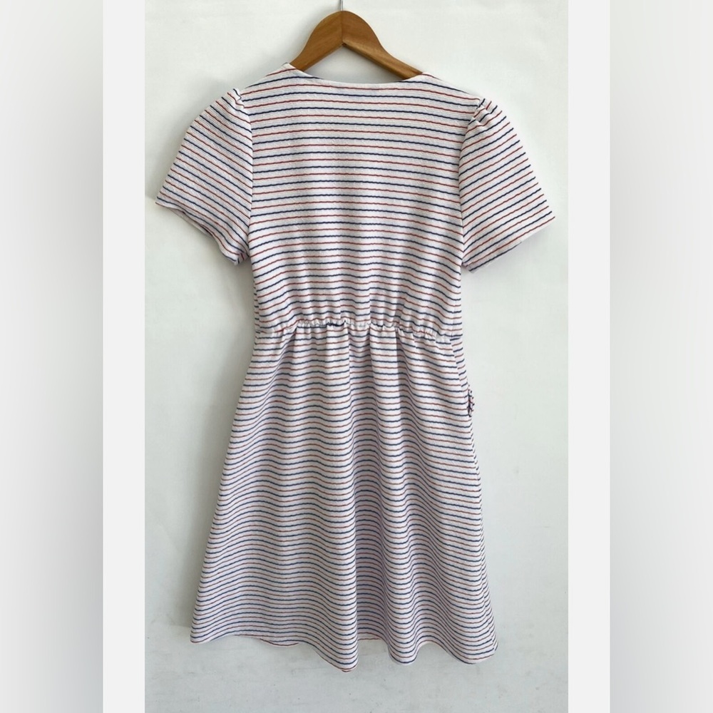 James Draper RSVP Red, White & Blue Striped Flare Mini Dress, Size XL, EUC! - Picture 13 of 16